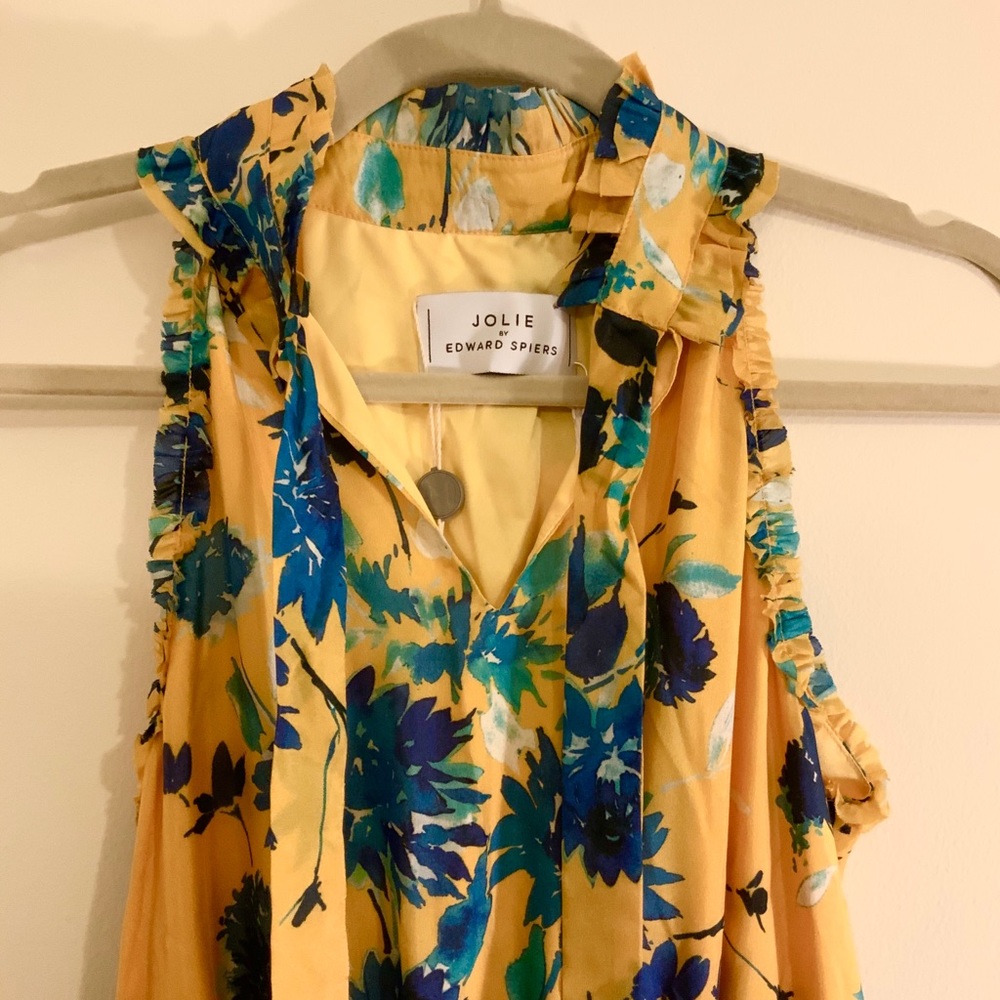 Jolie by Edward Spiers Floral Silk Dress - Picture 2 of 5